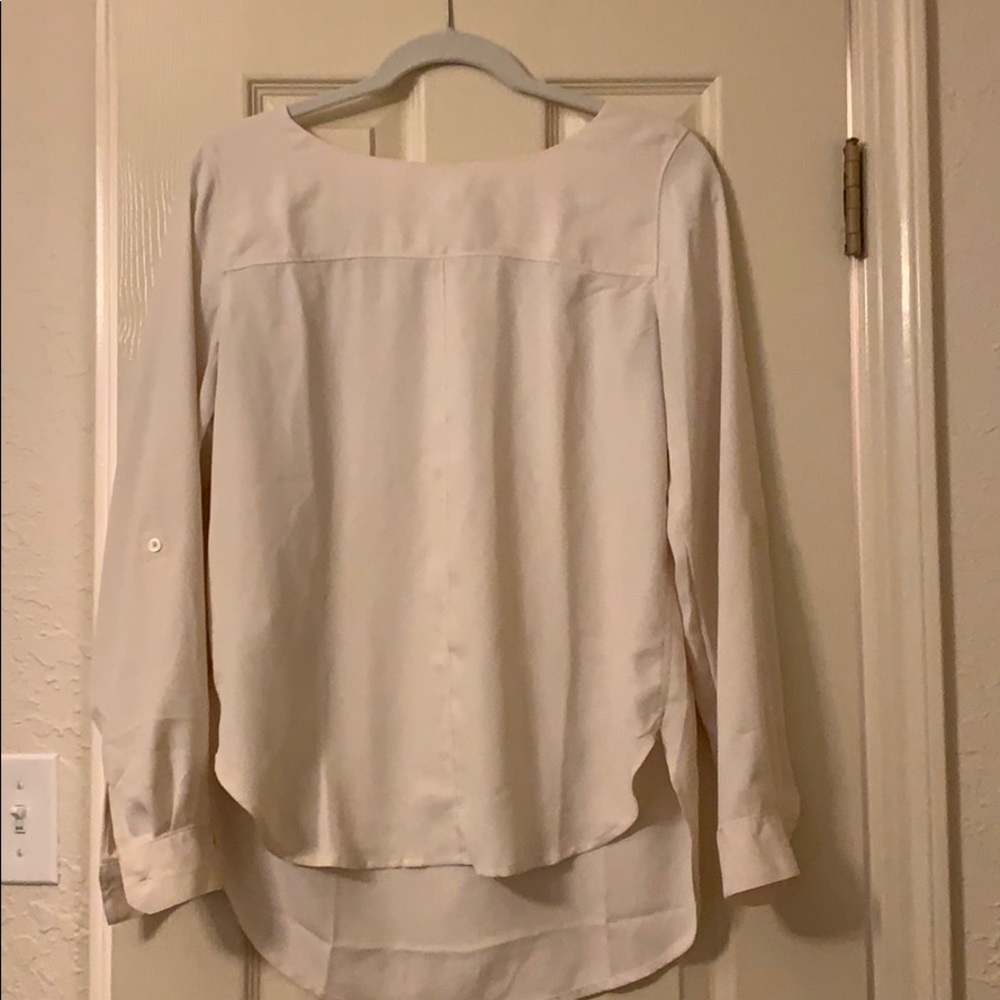 Cream colored blouse